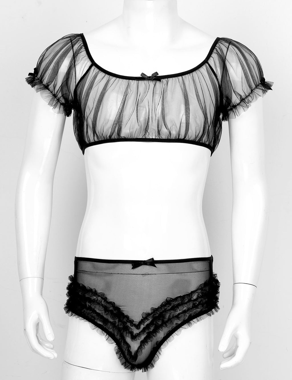 "Sissy Stacey" Sheer Lingerie Set - Sissy Lux