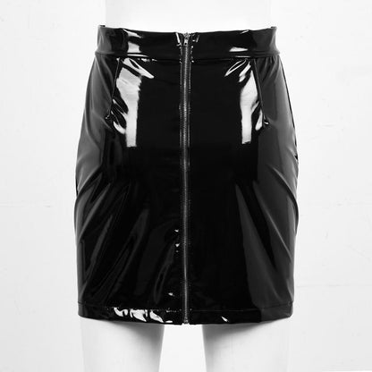 "Sissy Naomi" Leather Skirt - Sissy Lux