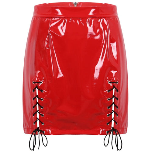 "Sissy Naomi" Leather Skirt - Sissy Lux