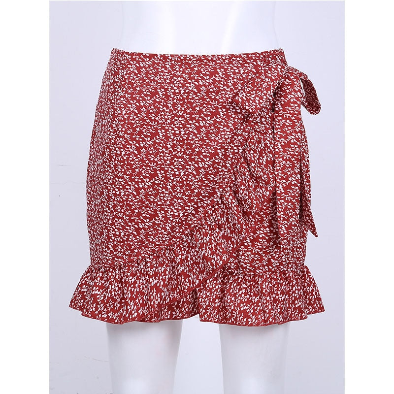 Sissy Spring Floral Skirt - Sissy Lux