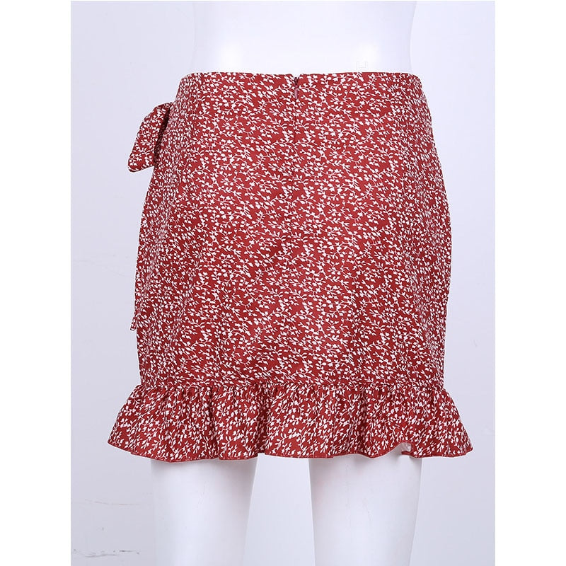 Sissy Spring Floral Skirt - Sissy Lux