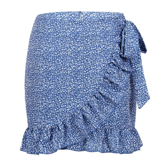 Sissy Spring Floral Skirt - Sissy Lux