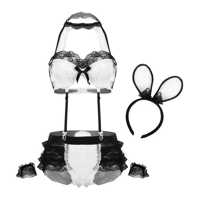 "Sissy Stephanie" Rabbit Costume - Sissy Lux