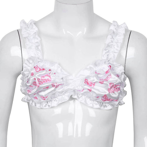 "Forever Sissy" Satin Bra - Sissy Lux