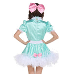 Load image into Gallery viewer, Lockable Satin Bow Dress - Sissy Lux
