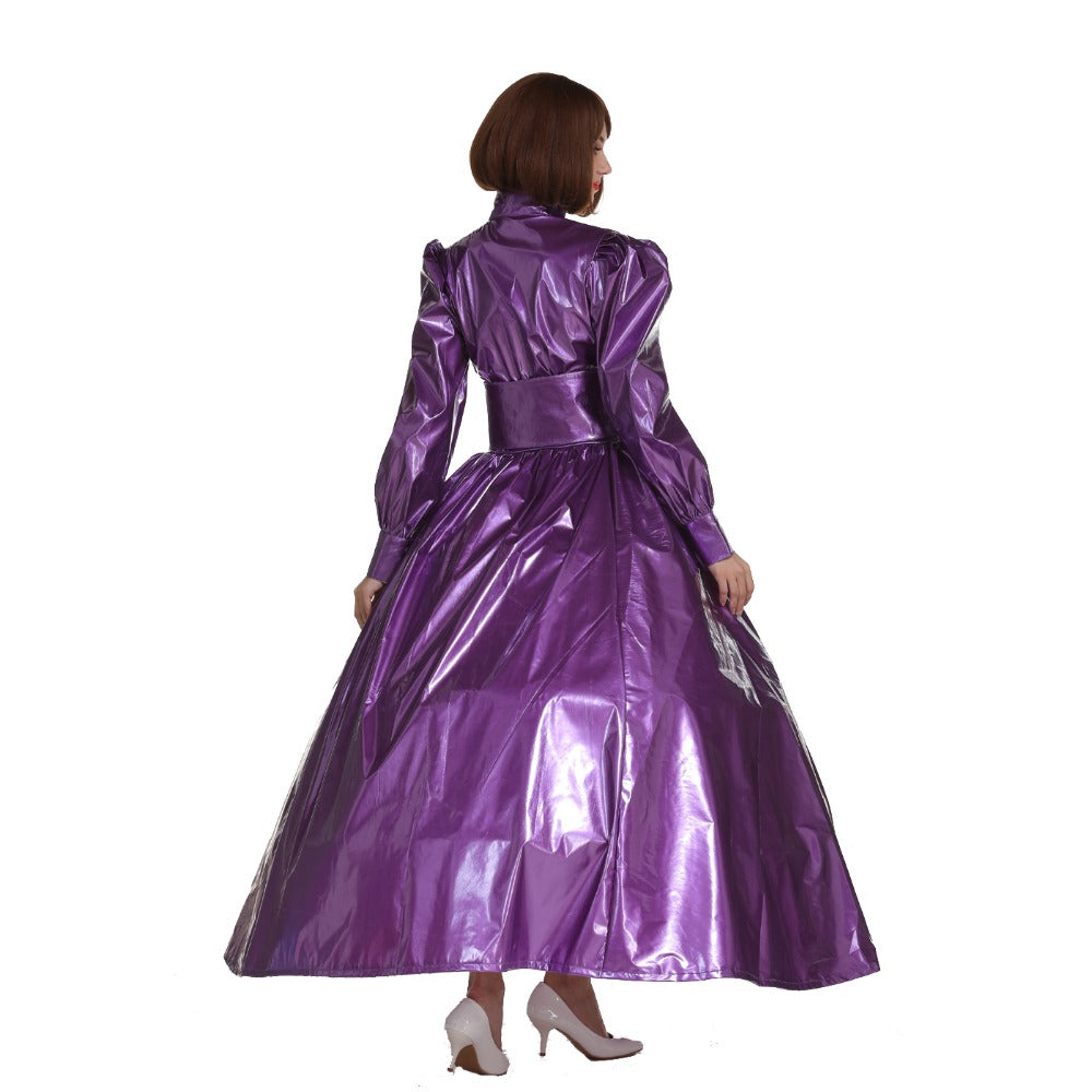 Purple Ball Gown - Sissy Lux