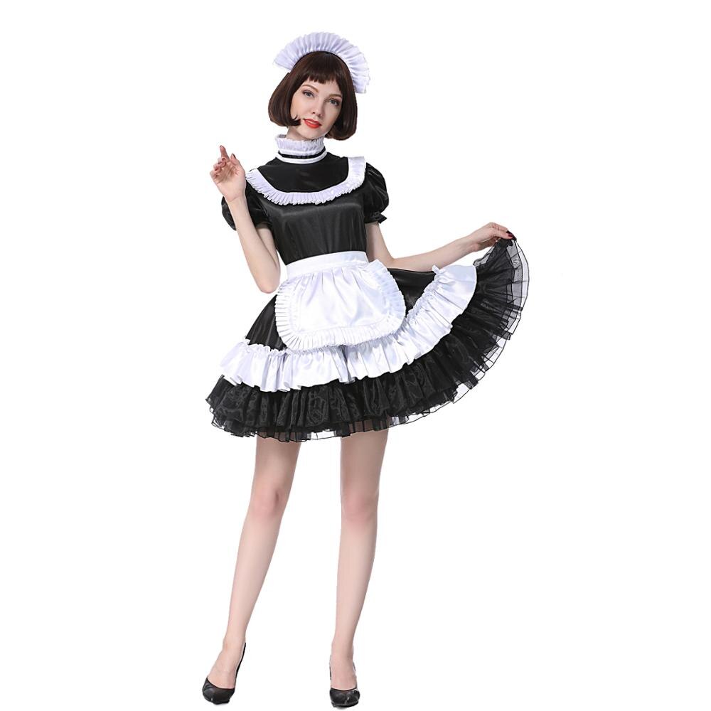 Lockable Sissy Maid Dress - Sissy Lux