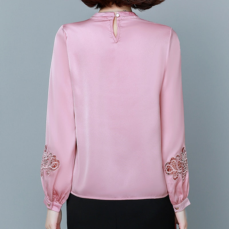 Sissy's Night Out Satin Blouse - Sissy Lux