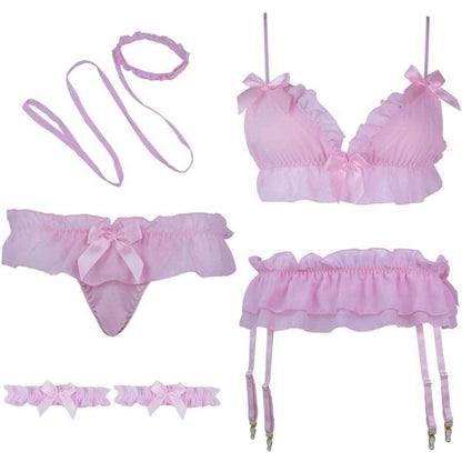 Frilly Lingerie Set - Sissy Lux