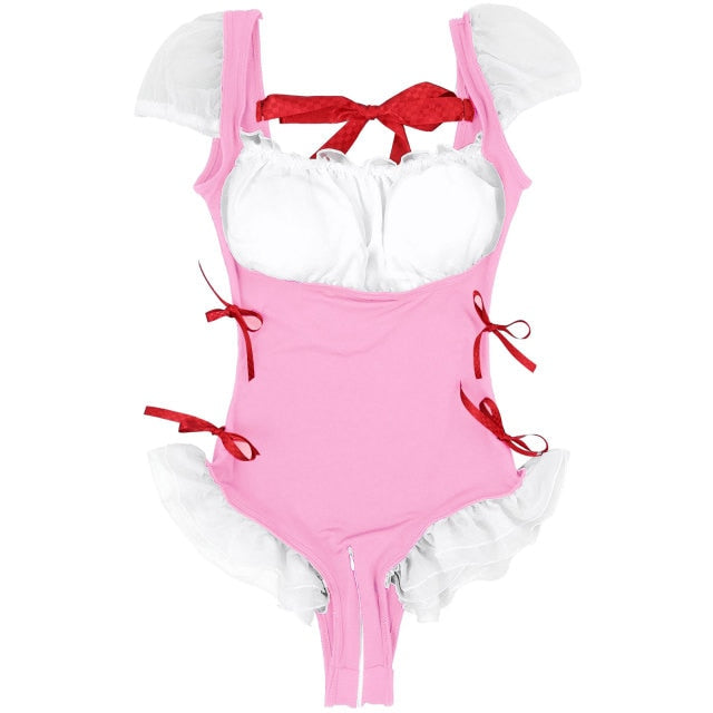 Princess Ruffle Bodysuit - Sissy Lux