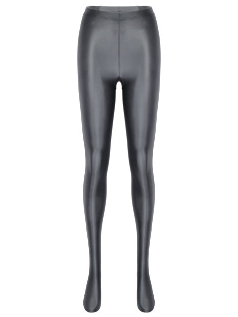 Shiny Pink Tights - Sissy Lux