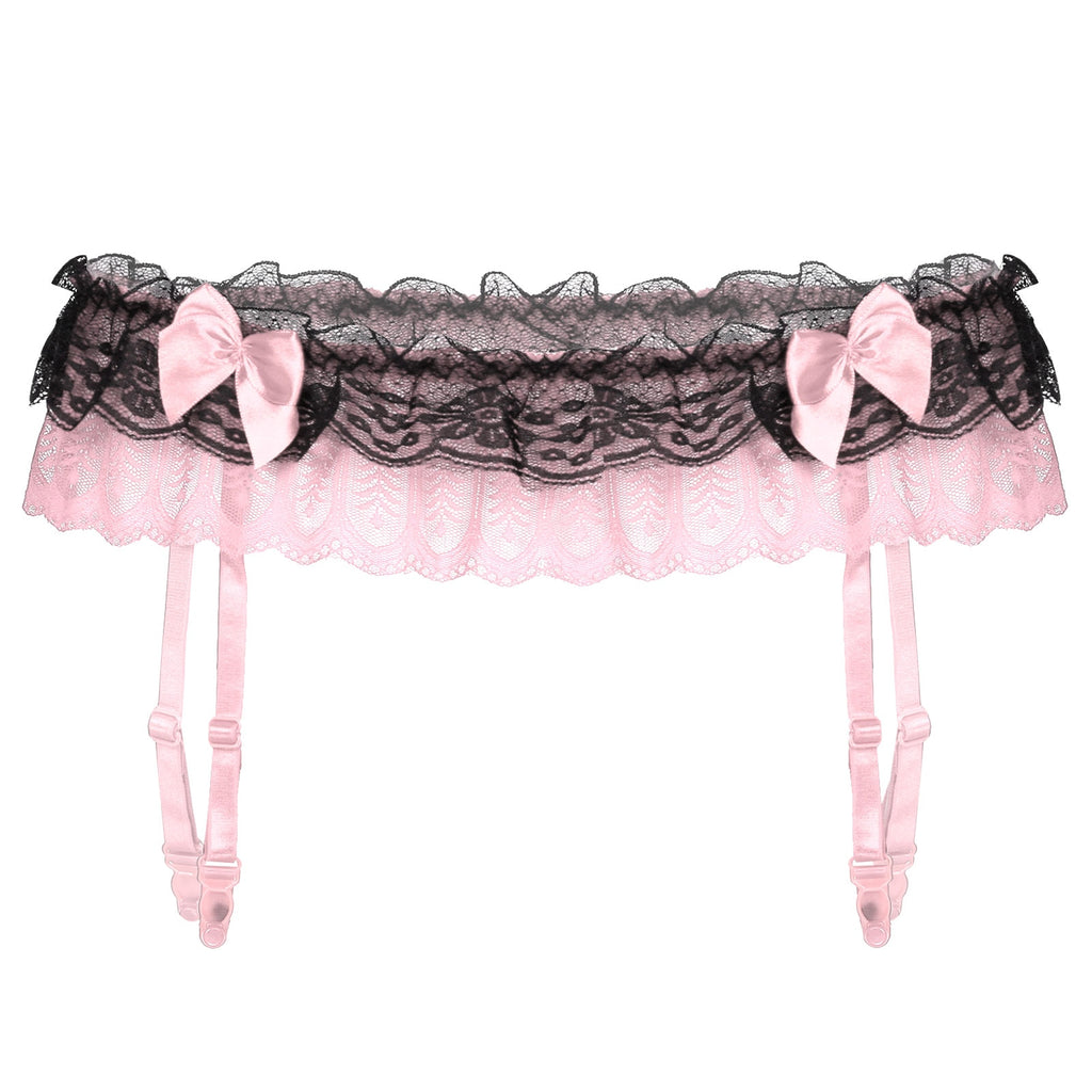 "Sissy Olga" Lace Garter Belt - Sissy Lux