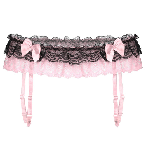 "Sissy Olga" Lace Garter Belt - Sissy Lux