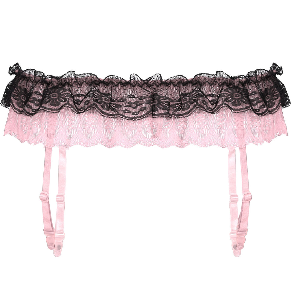 "Sissy Olga" Lace Garter Belt - Sissy Lux