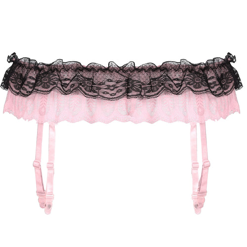 "Sissy Olga" Lace Garter Belt - Sissy Lux