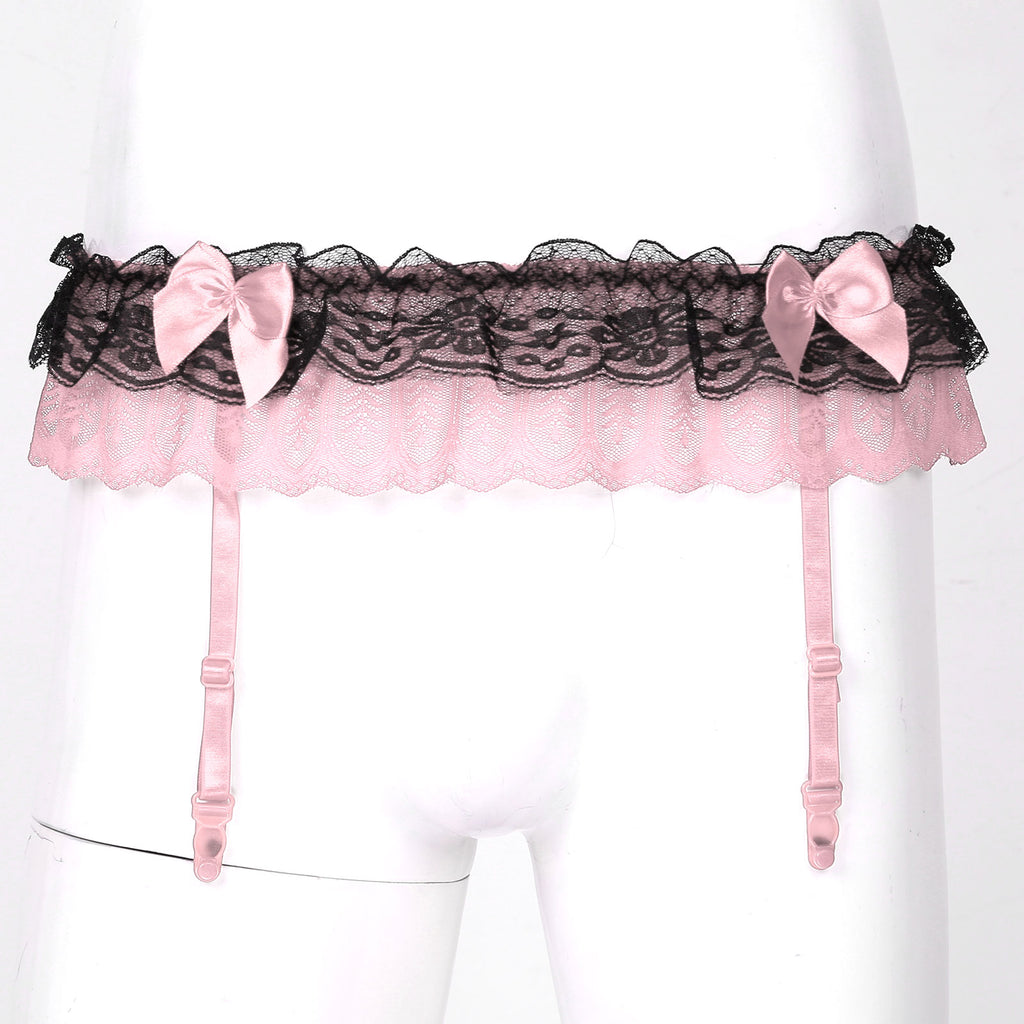 "Sissy Olga" Lace Garter Belt - Sissy Lux