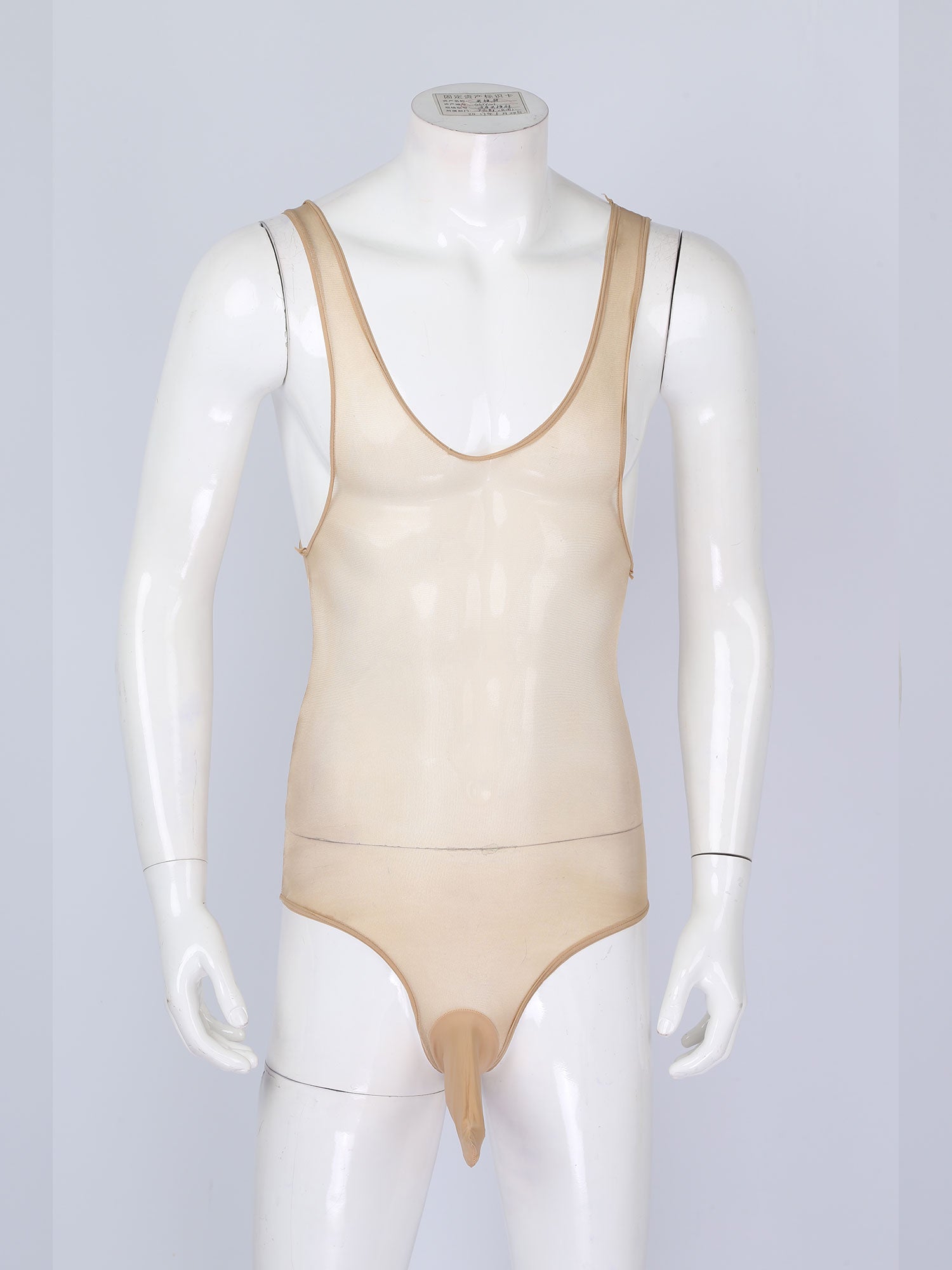 Glossy See-Through Bodysuit - Sissy Lux