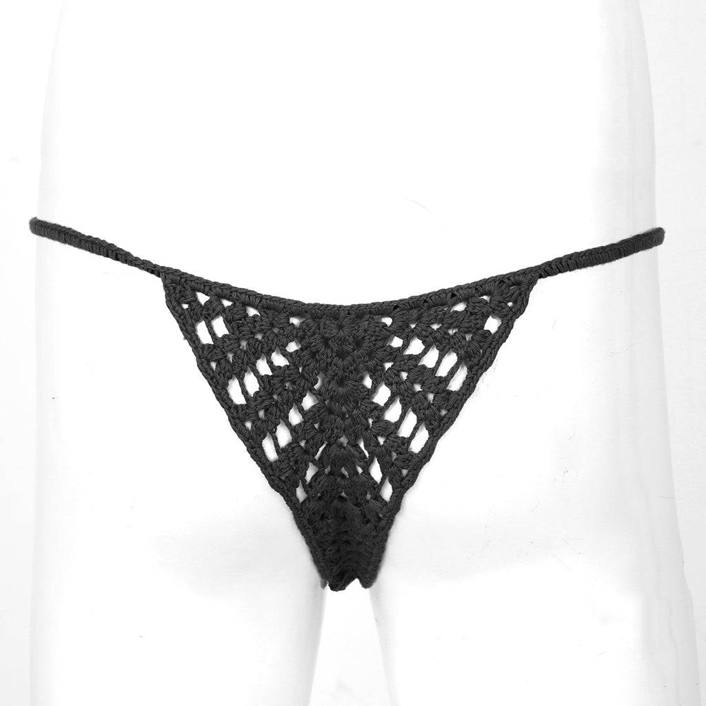 Handmade Crocheted Bulge G-String - Sissy Lux