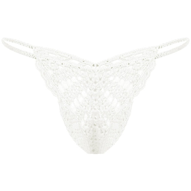 Handmade Crocheted Bulge G-String - Sissy Lux