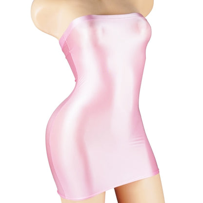 "Perverted Sissy" Tight Sheer Mini Dress - Sissy Lux