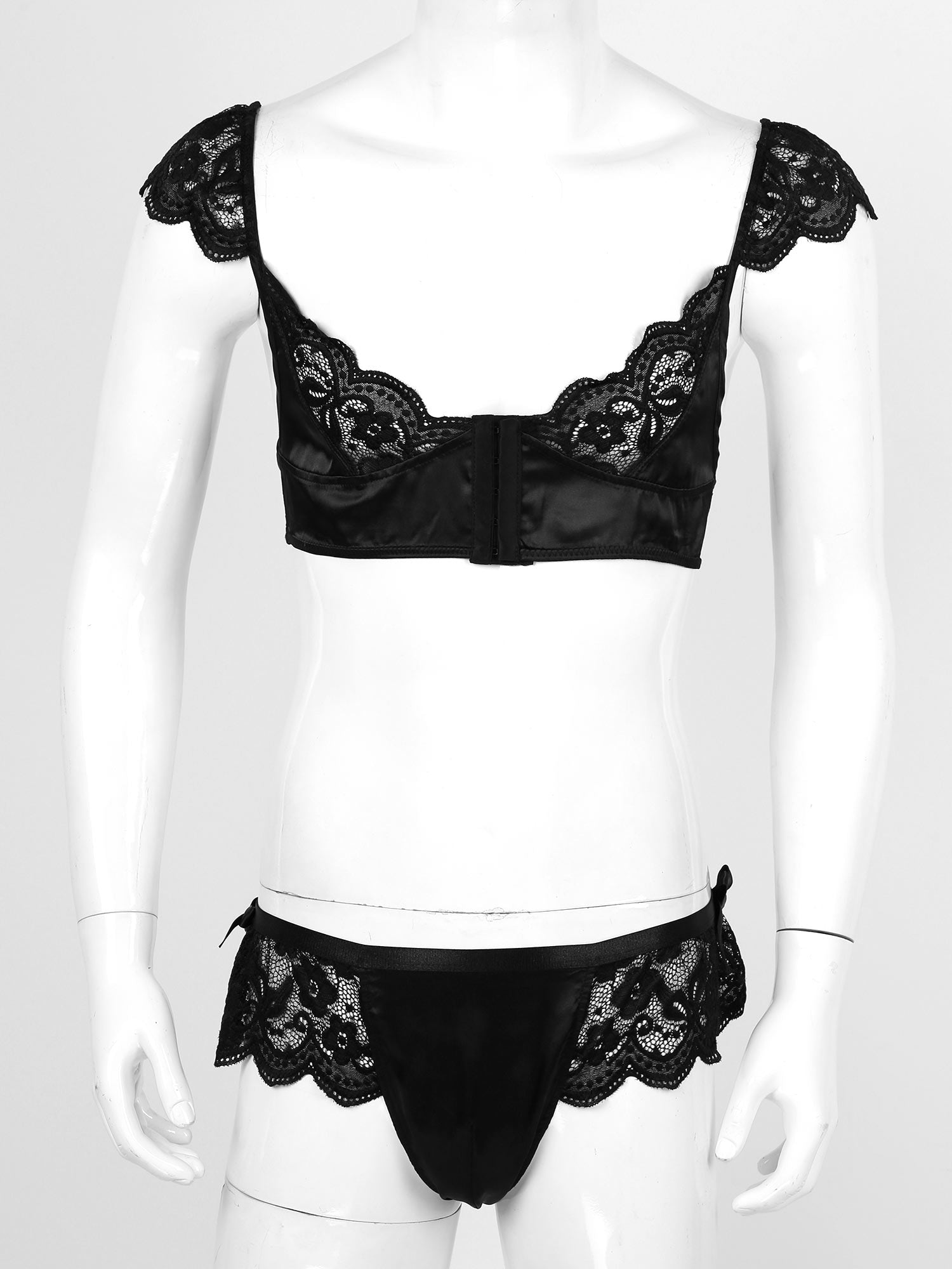 "Sissy Lola" Lace & Satin Lingerie Set - Sissy Lux