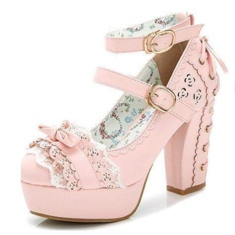 Sissy Shoes "Sweet Frills & Bows" - Sissy Lux