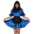 Lockable Blue Sissy Maid Dress - Sissy Lux