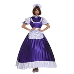 Load image into Gallery viewer, Lockable Purple Sissy Maid Dress - Sissy Lux
