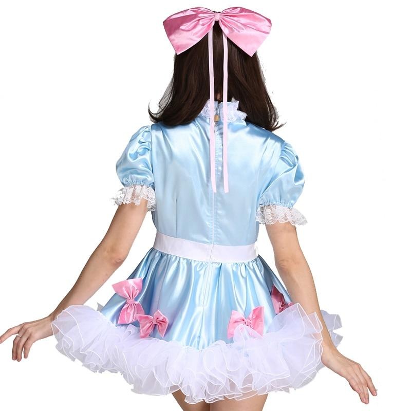 Lockable Girly Bow Dress - Sissy Lux