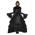 Lolita Satin Black Dress - Sissy Lux