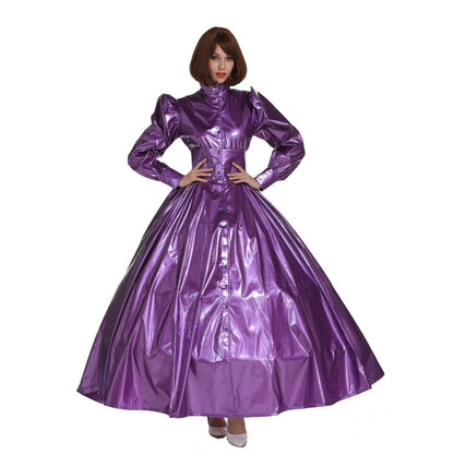 Purple Ball Gown - Sissy Lux