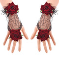 Sissy In Love Rose Gloves - Sissy Lux