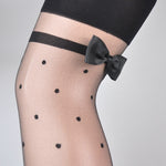 Load image into Gallery viewer, Polka Dot Thigh High Stockings - Sissy Lux
