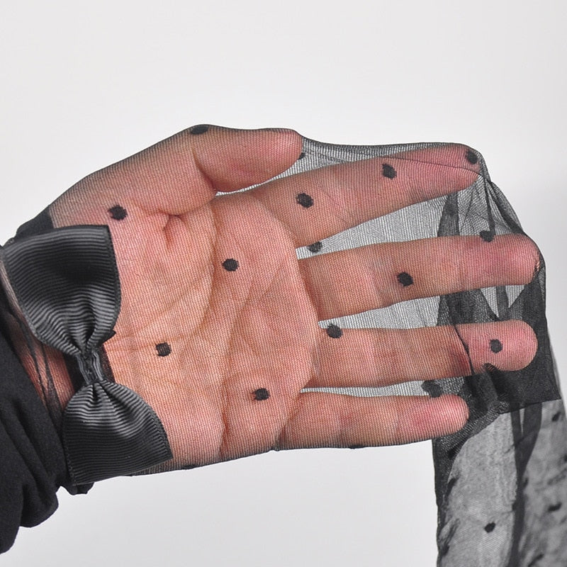 Polka Dot Thigh High Stockings - Sissy Lux