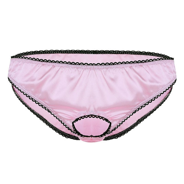 "Sissy Rose" Satin Panties - Sissy Lux