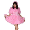 "Natasha" Lockable Frilly Sissy Dress - Sissy Lux
