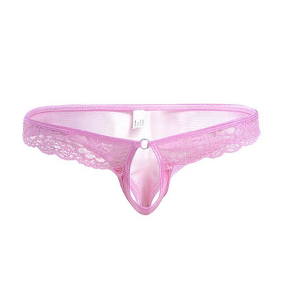 Lace Penis Hole Panties - Sissy Lux