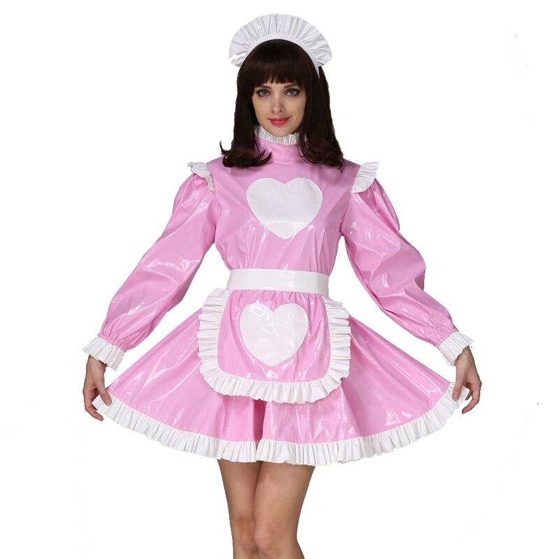 Lovely Sissy Maid Heart Dress - Sissy Lux