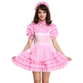 Lockable Pink Sissy Maid Dress - Sissy Lux