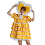 Load image into Gallery viewer, Lockable Ruffles Dress - Sissy Lux
