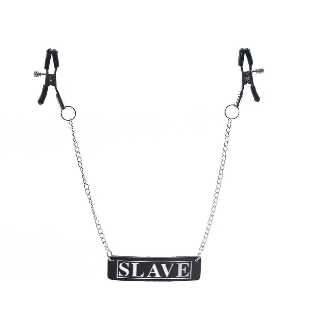 Sissy Slave Nipple Clamps - Sissy Lux