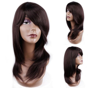 Medium Straight Wig With Bangs - Sissy Lux