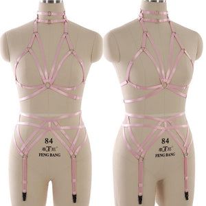 Sissy Princess Pink Body Harness - Sissy Lux