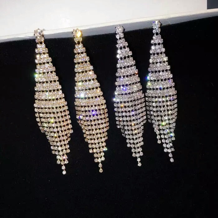 Opera Night Chandelier Clip On Earrings - Sissy Lux