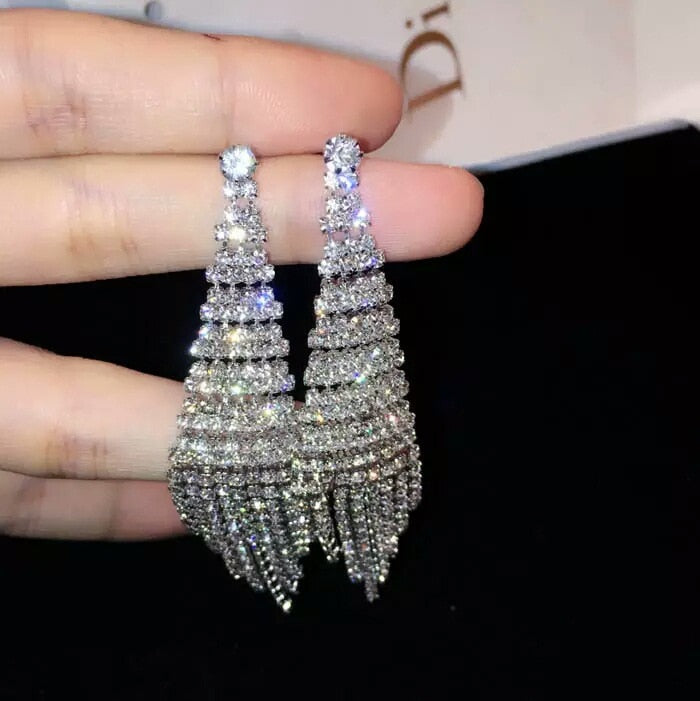 Opera Night Chandelier Clip On Earrings - Sissy Lux