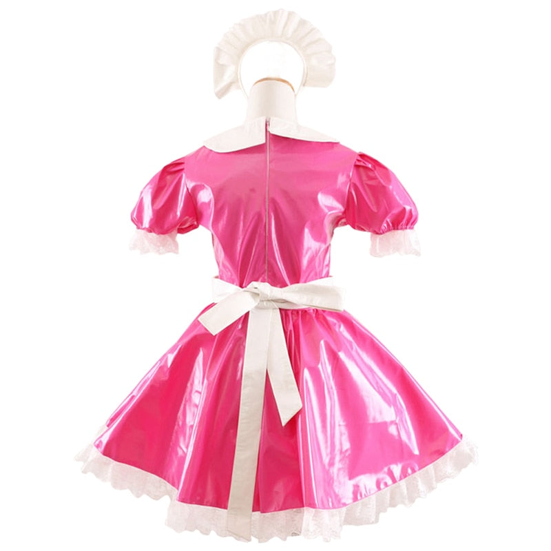 Pink Sissy Maid Dress - Sissy Lux