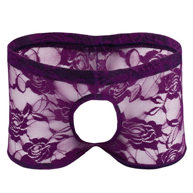 "Sissy Linda" Lace Boxer Shorts - Sissy Lux