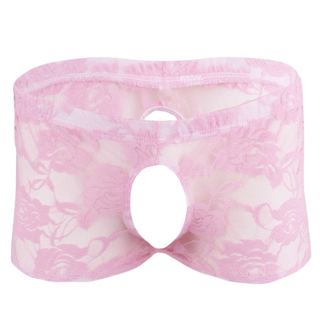 "Sissy Linda" Lace Boxer Shorts - Sissy Lux