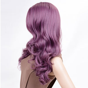Long Purple Wavy Wig - Sissy Lux