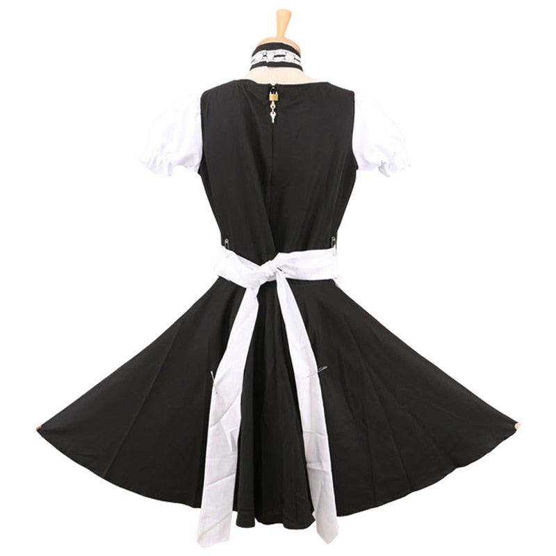 Lockable Sissy Maid Cotton Dress - Sissy Lux